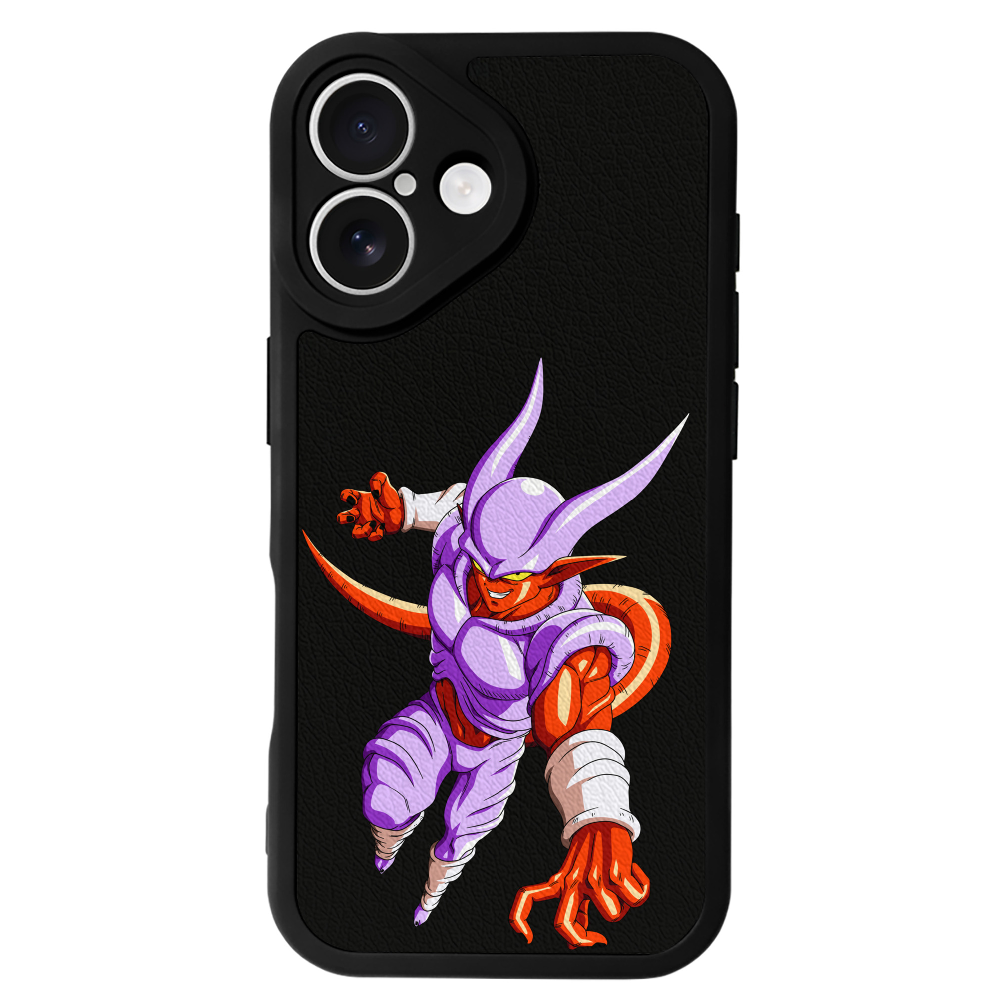 （画像用） ドラゴンボール ジャネンバ DRAGON BALL Janemba 【iPhone 16シリーズ対応】シリコンスマホケース（レザー調） 材質：シリコン
